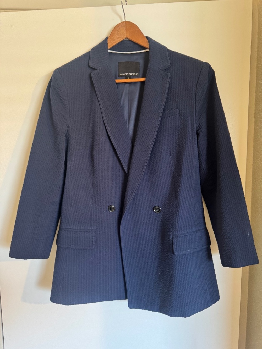 Banana Republic Women's Navy Blazer 8 Tall